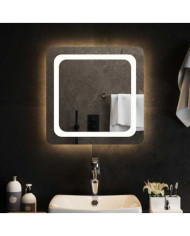 Miroir de salle de bain à LED 50x50 cm | Mobilier & Déco