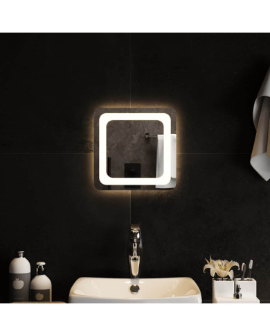 Miroir de salle de bain à LED 30x30 cm | Mobilier & Déco