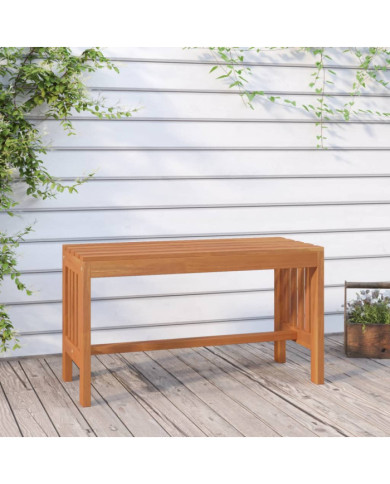 Banc de jardin 80 cm bois massif d'eucalyptus | Mobilier & Déco