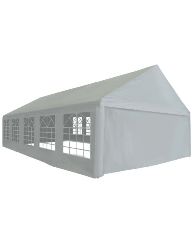 Tente de rangement PE 5 x 10 m Gris | Mobilier & Déco