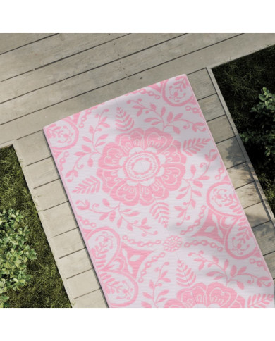 Tapis d'extérieur ARAKIL rose 80 x 250 cm PP | Mobilier & Déco