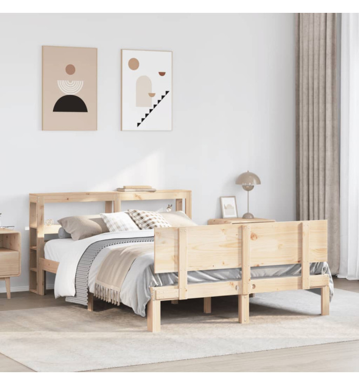 Cadre de lit avec tête de lit sans matelas 160x200 cm | Mobilier & Déco