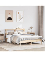 Cadre de lit sans matelas 160x200 cm bois massif de pin | Mobilier & Déco