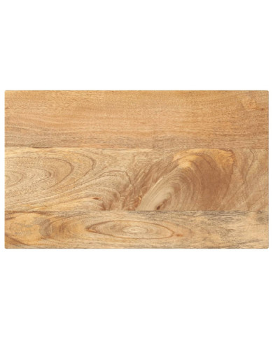 Dessus de table 60x20x2,5 cm rectangulaire bois massif manguier | Mobilier & Déco