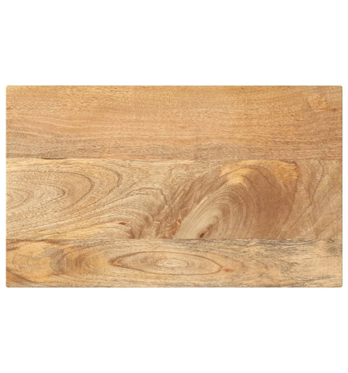 Dessus de table 60x20x2,5 cm rectangulaire bois massif manguier | Mobilier & Déco