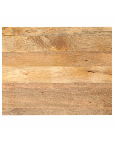 Dessus de table 90x80x3,8 cm rectangulaire bois massif manguier | Mobilier & Déco
