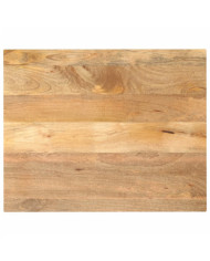 Dessus de table 90x80x3,8 cm rectangulaire bois massif manguier | Mobilier & Déco