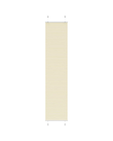 Store plissé crème 50x200 cm largeur du tissu 49,4 cm polyester | Mobilier & Déco
