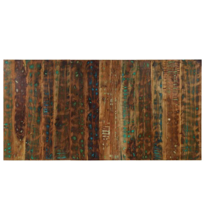 Tête de lit multicolore 160 cm bois massif récupération | Mobilier & Déco