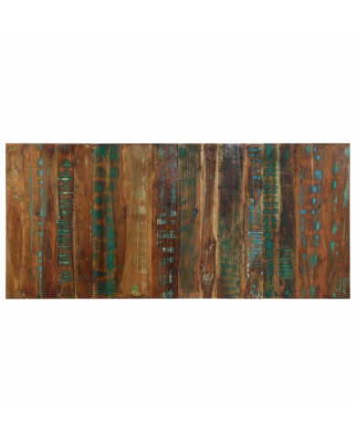 Tête de lit multicolore 180 cm bois massif récupération | Mobilier & Déco