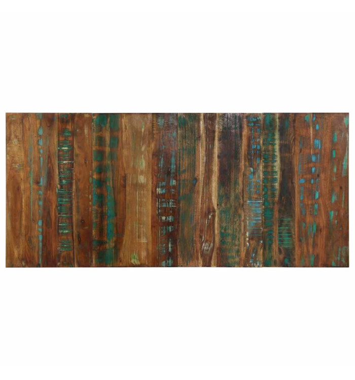 Tête de lit multicolore 180 cm bois massif récupération | Mobilier & Déco