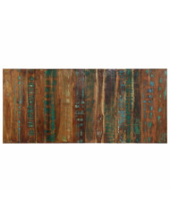 Tête de lit multicolore 180 cm bois massif récupération | Mobilier & Déco