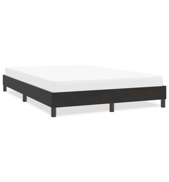 Cadre de lit sans matelas noir 160x210 cm velours | Mobilier & Déco