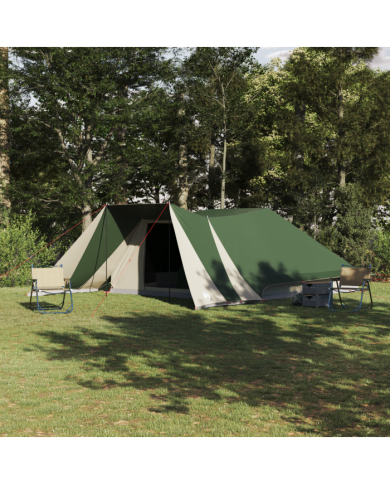 Tente familiale avec porche vert prolongé pour 12 personnes, imperméable | Mobilier & Déco