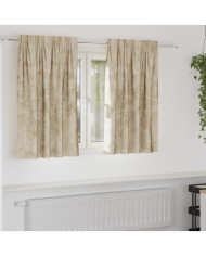 Rideaux en velours 2 pcs avec œillets Crème 140x140 cm | Mobilier & Déco