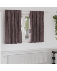 Rideaux 2 pcs avec œillets Marron 140x140 cm | Mobilier & Déco