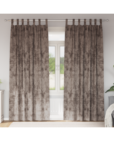 Rideaux 2 pcs œillets cappuccino 225x140 cm | Mobilier & Déco