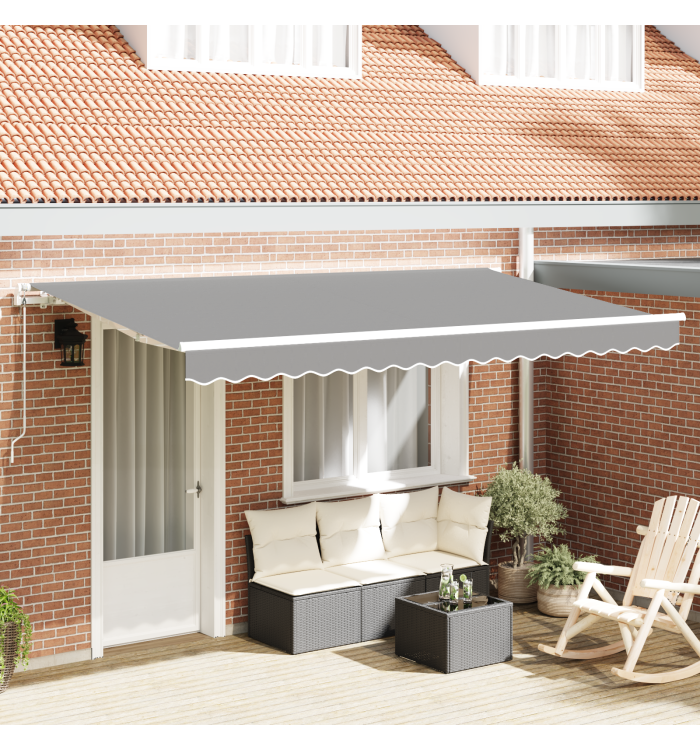 Cadre d'Auvent Électrique Rétractable 4x2 cm Métal | Mobilier & Déco