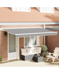 Cadre d'Auvent Électrique Rétractable 4x2 cm Métal | Mobilier & Déco