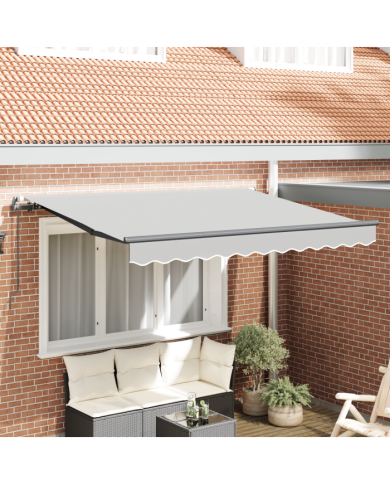 Cadre de Store Réttractable à Opération Manuelle 3x2 cm Métal | Mobilier & Déco