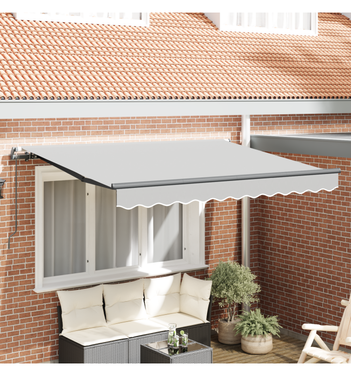 Cadre de Store Réttractable à Opération Manuelle 3x2 cm Métal | Mobilier & Déco
