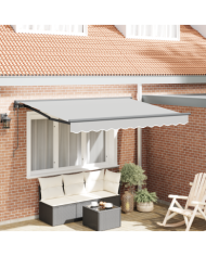 Cadre de store électrique rétractable 3x2 m métal | Mobilier & Déco