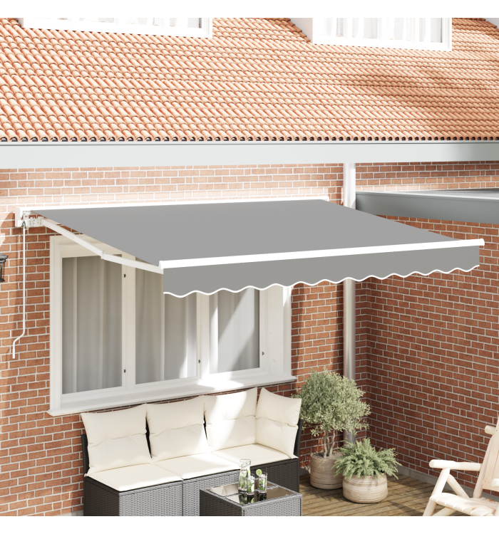 Auvent Électrique Semi-Cassette Métal Rétractable | Mobilier & Déco