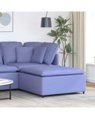 Module de repose-pieds pour canapé modulaire Bleu jeans 100 x 100 x 48 cm | Mobilier & Déco