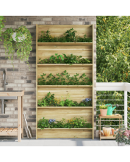 Support de jardin à plantes 5 niveaux 90x15x180 cm Bois imprégné de pin | Mobilier & Déco