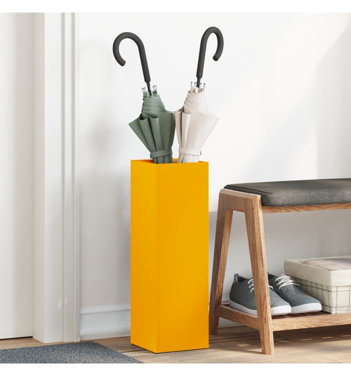 Porte-parapluies Jaune moutarde Métal Standard Porte-parapluies | Mobilier & Déco