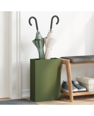 Porte-parapluies Vert olive Métal Moyen Porte-parapluies | Mobilier & Déco