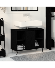 Coiffeuse chêne noir Chêne noir MDF Moyenne Coiffeuse chêne noir | Mobilier & Déco