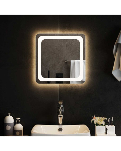Miroir de salle de bain à LED 40x40 cm | Mobilier & Déco