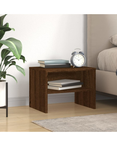 Table de chevet Chêne marron 40x30x30 cm Bois d'ingénierie | Mobilier & Déco