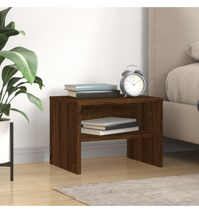 Table de chevet Chêne marron 40x30x30 cm Bois d'ingénierie | Mobilier & Déco