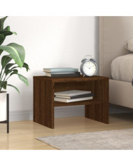 Table de chevet Chêne marron 40x30x30 cm Bois d'ingénierie | Mobilier & Déco