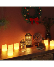 Bougies électriques à LED 24 pcs Blanc chaud | Mobilier & Déco