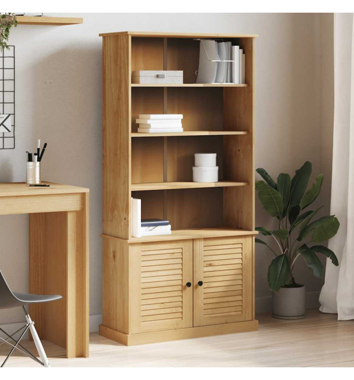 Bibliothèque VIGO 85x35x170 cm bois massif de pin | Mobilier & Déco