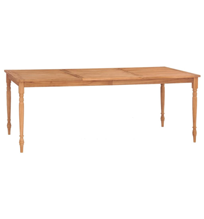 Table Batavia 200x100x75 cm Bois de teck massif | Mobilier & Déco