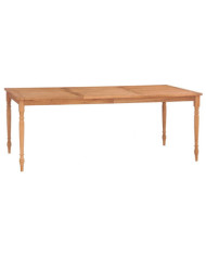 Table Batavia 200x100x75 cm Bois de teck massif | Mobilier & Déco