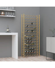 Casier à bouteilles pour 96 bouteilles Doré Métal | Mobilier & Déco