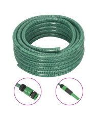 Tuyau d'arrosage avec jeu de raccords vert 0,5" 10 m PVC | Mobilier & Déco