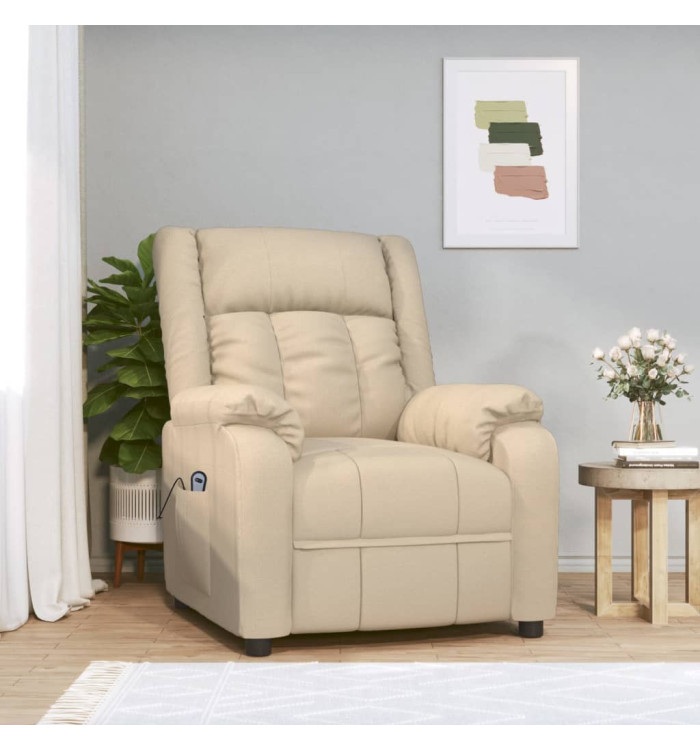 Fauteuil Crème Tissu | Mobilier & Déco