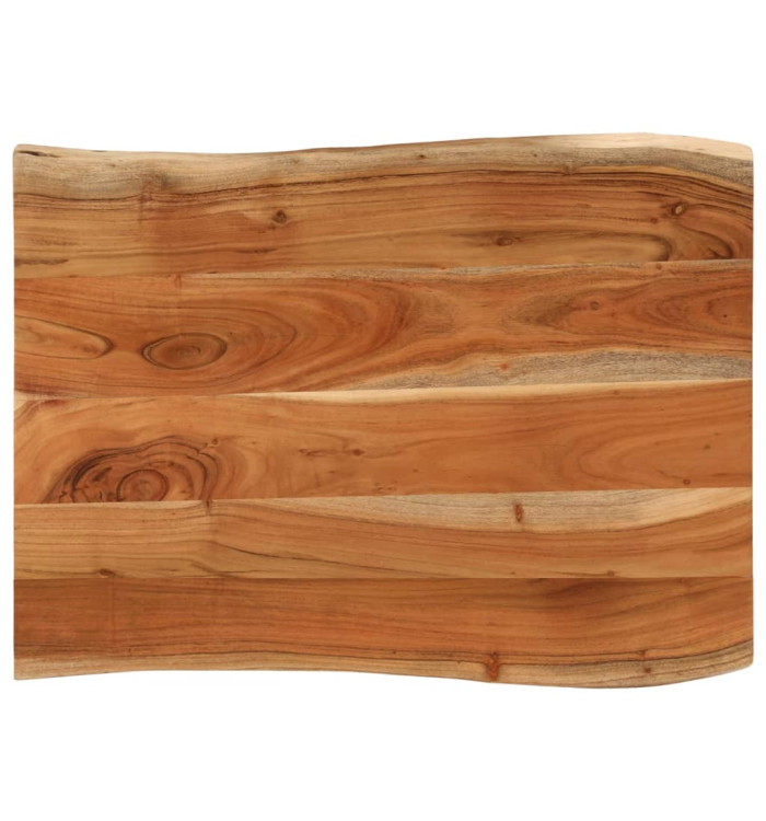 Dessus de table 90x60x3,8 cm rectangulaire bois massif d'acacia | Mobilier & Déco