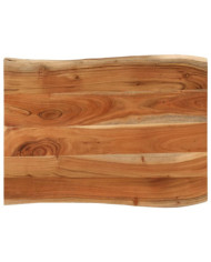Dessus de table 90x60x3,8 cm rectangulaire bois massif d'acacia | Mobilier & Déco