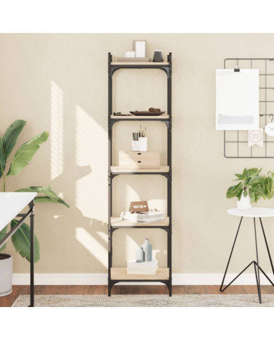 Bibliothèque à 5 niveaux chêne sonoma 40x30x154 cm | Mobilier & Déco
