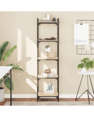 Bibliothèque à 5 niveaux chêne sonoma 40x30x154 cm | Mobilier & Déco