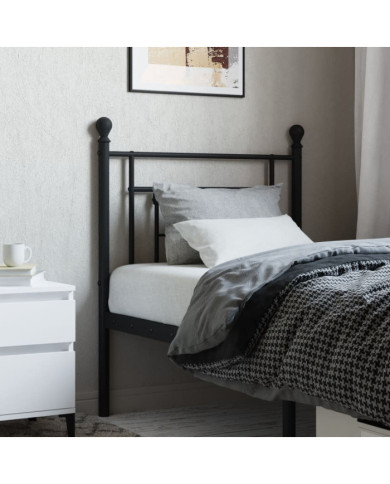 Tête de lit métal noir 80 cm | Mobilier & Déco