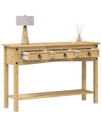 Table console Corona 114x34,5x73 cm bois de pin massif | Mobilier & Déco