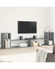 Meubles TV 2 pcs sonoma gris 100x30x50 cm bois d'ingénierie | Mobilier & Déco